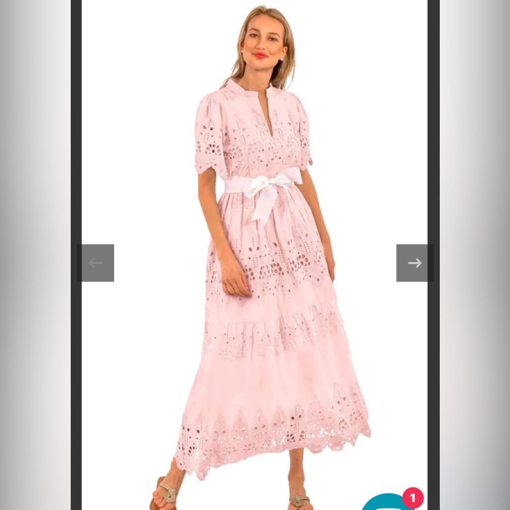 Gretchen Scott Designs Pink Midi Dress